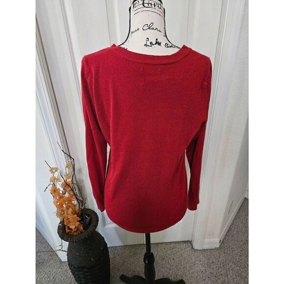 Croft & Barrow Maroon Sweater Size M - Picture 3 of 5